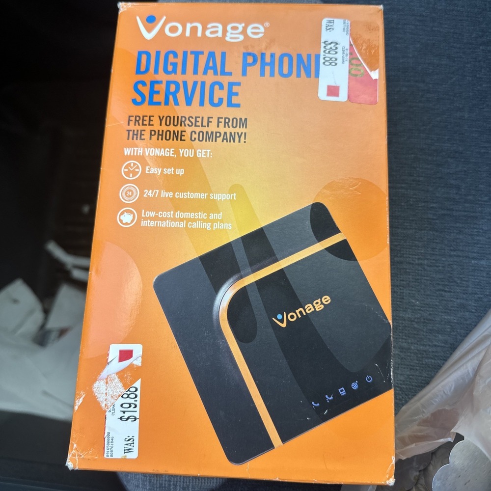 Vonage VDV22-VD Wired Router Home Phone Service